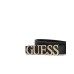 GUESS CINTURA DA DONNA NERA CON LOGO LETTERING 