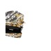 Versace Jeans Couture Borsa Nera con stampa Logo Space Couture a mano con tracolla estraibile