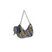 Versace Jeans Couture Borsa in nylon Nera con stampa Logo Space Couture a spalla 