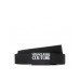Versace Jeans Couture Cintura Nera con logo bianco Reversibile Nera da Uomo