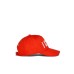 Dsquared2 Cappello Baseball rosso con logo ricamato DSQUARED2 ICON