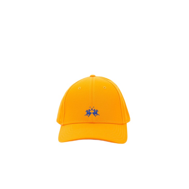 La Martina cappello da uomo in cotone colore giallo