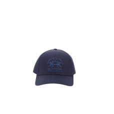 La Martina cappello da baseball logo ricamato a rilievo
