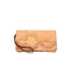 ALVIERO MARTINI 1A CLASSE POCHETTE CON STAMPA GEO CLASSIC E LACCIO DA POLSO