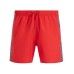 Emporio Armani Swimwear boxer mare Rosso con banda logata laterale
