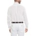 Harmont&Blaine  Camicia bianca in lino da uomo con logo ricamato