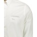 Harmont&Blaine  Camicia bianca da uomo con logo ricamato grigio 