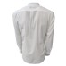 Harmont&Blaine Camicia REGULAR FIT in cotone bianca a manica lunga con inserti a contrasto con logo lettering e bassotto
