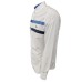 Harmont&Blaine Camicia REGULAR FIT in cotone bianca a manica lunga con inserti a contrasto con logo lettering e bassotto