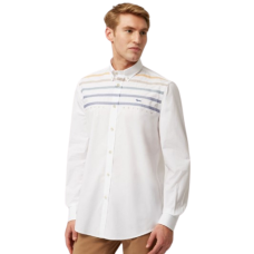 Harmont & Blaine CAMICIA CON FASCETTE LOGATA Bianco Uomo