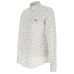 HARMONT&BLAINE CAMICIA BIANCA DA UOMO INTERAMENTE LOGATA IN BLU 