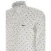 HARMONT&BLAINE CAMICIA BIANCA DA UOMO INTERAMENTE LOGATA IN BLU 