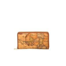 ALVIERO MARTINI 1A CLASSE PORTAFOGLIO GRANDE ZIP AROUND CON STAMPA GEO CLASSIC