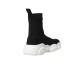 Moschino Sneakers nera a calza in maglia stretch