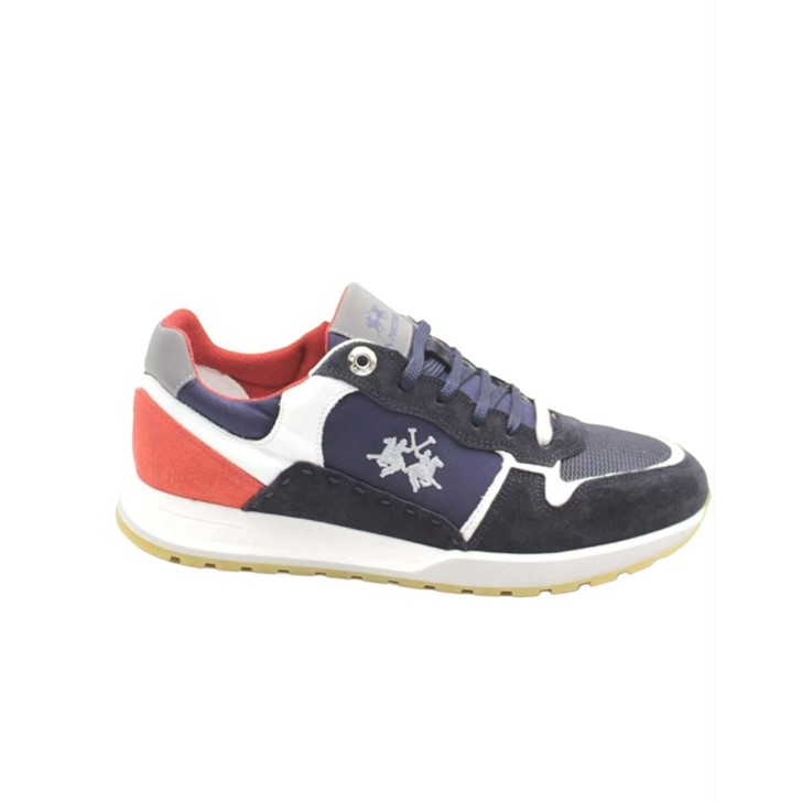 La Martina Sneakers da Uomo in camoscio, rete e nylon.