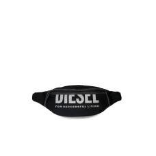 Diesel Marsupio nero con logo lettering 