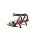 Versace Jeans Couture Sandali con tacco Fucsia a rocchetto con stampa Logo Couture all over