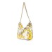 Versace Jeans Couture Borsa a Spalla da Donna Bianca con stampa Baroque all over