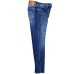 Jeckerson Jeans denim blu cinque tasche da Uomo 