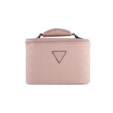 Guess Beauty case Rosa con logo All Over