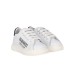 Dsquared2 Sneakers in pelle Bianca con logo lettering DSQUARED2 CERESIO9 MILANO laterale stampato