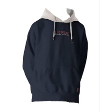 La Martina  Felpa Blu Navy da uomo con cappuccio