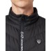 EA7 Emporio Armani Gilet Nero con logo a contrasto da Uomo 