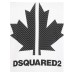 Dsquared2 T-shirt in cotone bianca con maxi logo