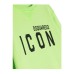 Dsquared2 Felpa Unisex Verde in cotone a girocollo con logo lettering