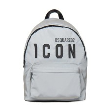 Dsquared2 Zaino Unisex in nylon catarifrangente con maxi logo DSQUARED2 ICON