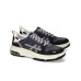 PREMIATA DRAKE_403 SNEAKER BLUE REALIZZATA IN UN MIX DI MATERIALI 