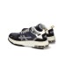 PREMIATA DRAKE_403 SNEAKER BLUE REALIZZATA IN UN MIX DI MATERIALI 