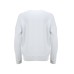 Dsquared2 Felpa Unisex Bianca in cotone a girocollo con logo lettering
