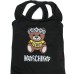 Moschino costume intero nero con Teddy Bear e logo lettering