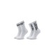 Emporio Armani set 2 paia di calze Bianche unisex realizzate in spugna di cotone con logo jacquard