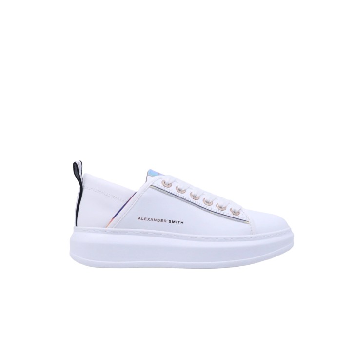 ALEXANDER SMITH SNEAKERS DA DONNA WHITE IRIDE PEACH