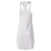 Guess vestito a canotta bianco con logo nella parte anteriore