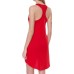 Guess vestito a canotta rosso con logo frontale