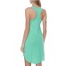 Guess vestito a canotta verde acqua con logo nella parte anteriore 
