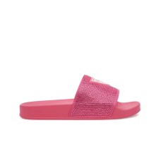 GUESS CIABATTE DA DONNA FUCSIA CON FASCIA IN STRASS 