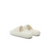Guess ciabatta bianca con logo nella parte anteriore