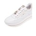 NERO GIARDINI SNEAKER IN PELLE E TESSUTO TECNICO CON CHARM