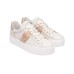 NERO GIARDINI SNEAKERS IN PELLE CON DETTAGLIO ROSA