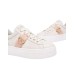 NERO GIARDINI SNEAKERS IN PELLE CON DETTAGLIO ROSA