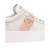 NERO GIARDINI SNEAKERS IN PELLE CON DETTAGLIO ROSA