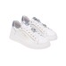 NERO GIARDINI SNEAKERS IN PELLE CON DETTAGLIO CHARM AZZURRO