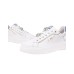 NERO GIARDINI SNEAKERS IN PELLE CON DETTAGLIO CHARM AZZURRO