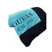 GUESS TELO MARE AZZURRO CON BORDO A CONTRASTO 