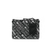 Versace Jeans Couture Pochette Nera con laccio da polso e stampa Logo Lettering All Over