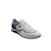Harmont&Blaine Sneakers da Uomo Bianca in Pelle con inserti azzurri e blu 